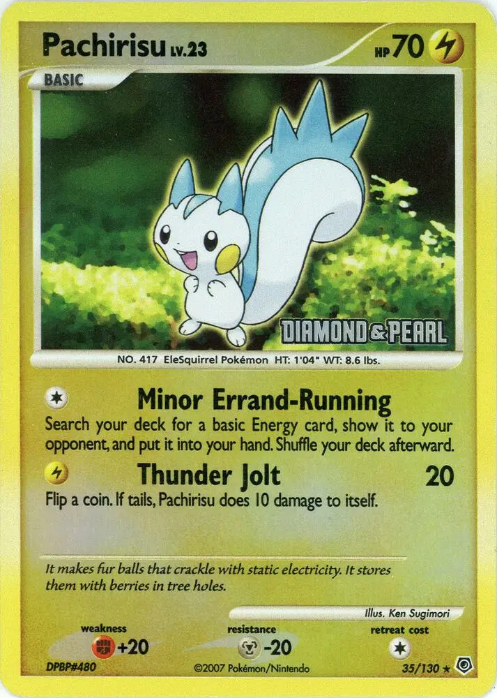 Pachirisu, Burger King Promos 035/130