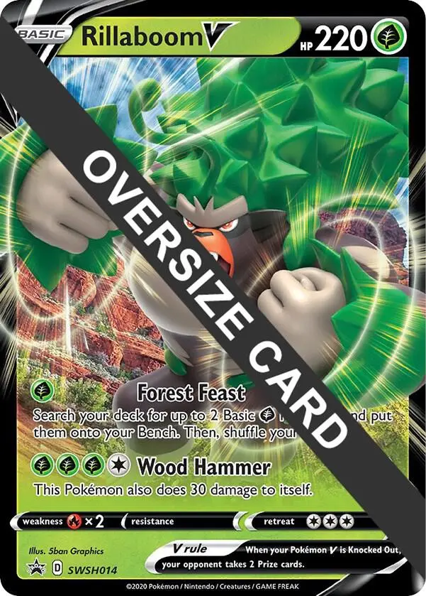 Rillaboom V, Jumbo cards SWSH014