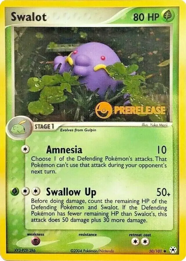 Swalot, Nintendo Black Star Promos 50/101