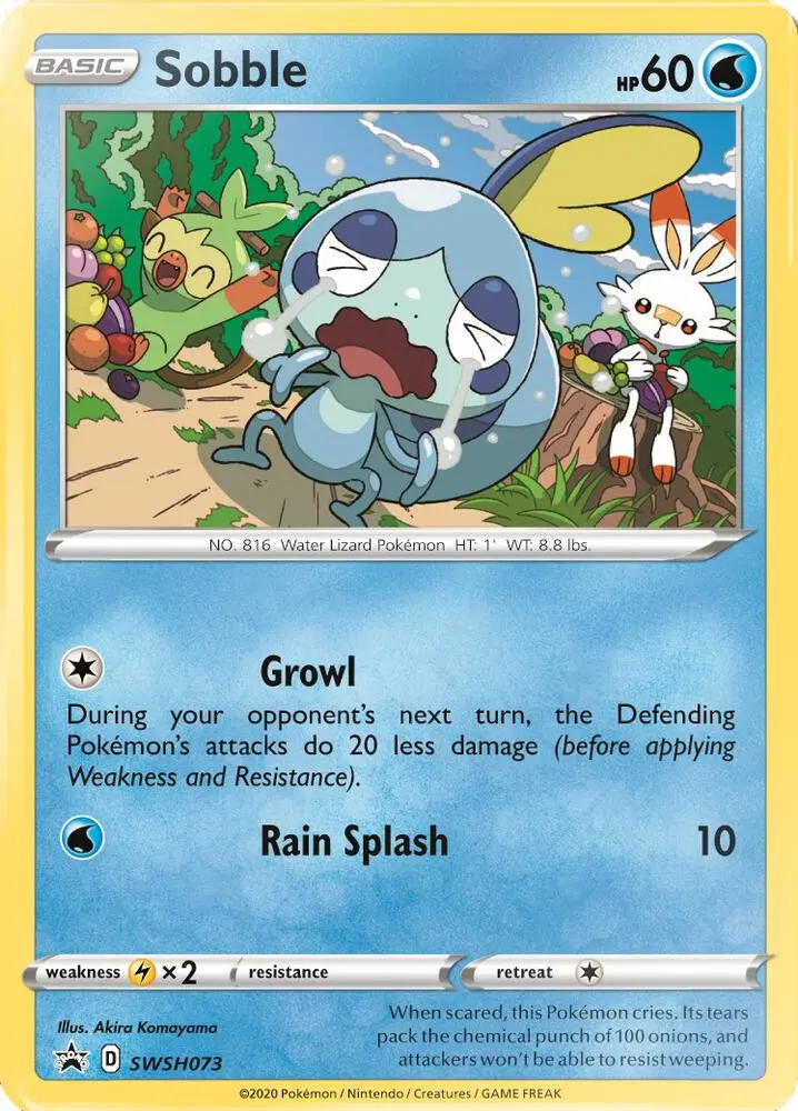 Sobble, SWSH Black Star Promos SWSH073/307