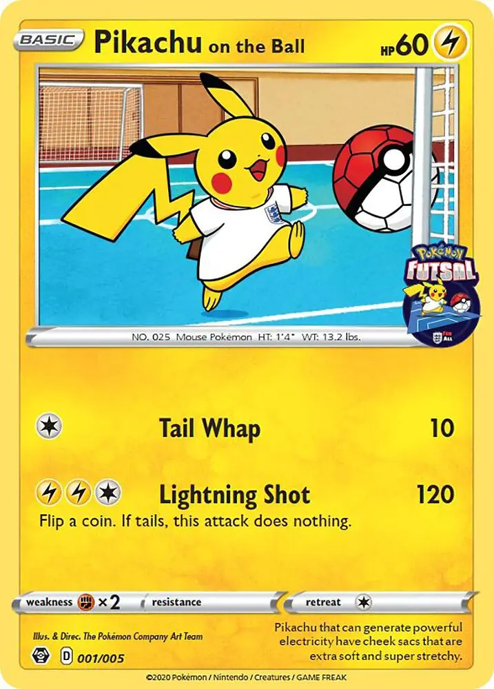 Pikachu on the Ball, Miscellaneous Cards & Products 001/005