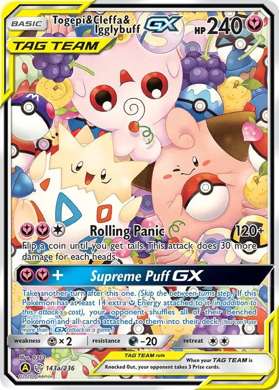 Togepi & Cleffa & Igglybuff GX, Alternate Art Promos 143a/236