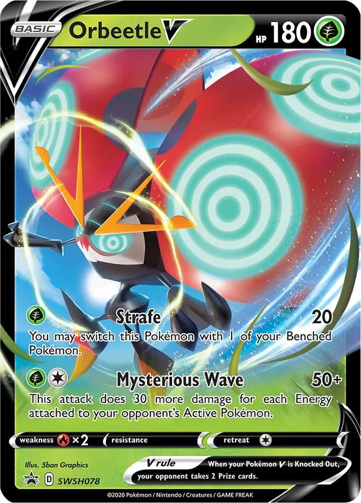 Orbeetle V, SWSH Black Star Promos SWSH078/307