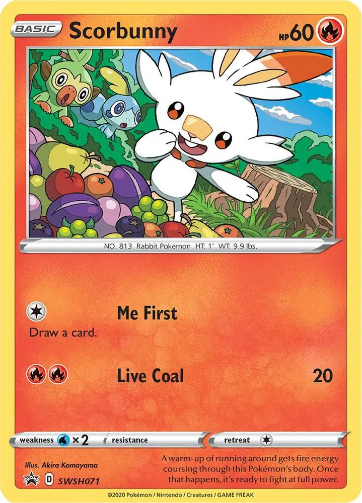 Scorbunny, SWSH Black Star Promos SWSH071/307