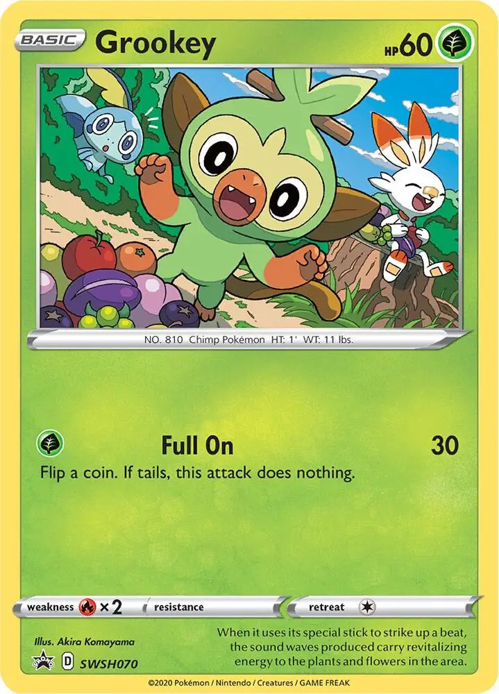 Grookey, SWSH Black Star Promos SWSH070/307