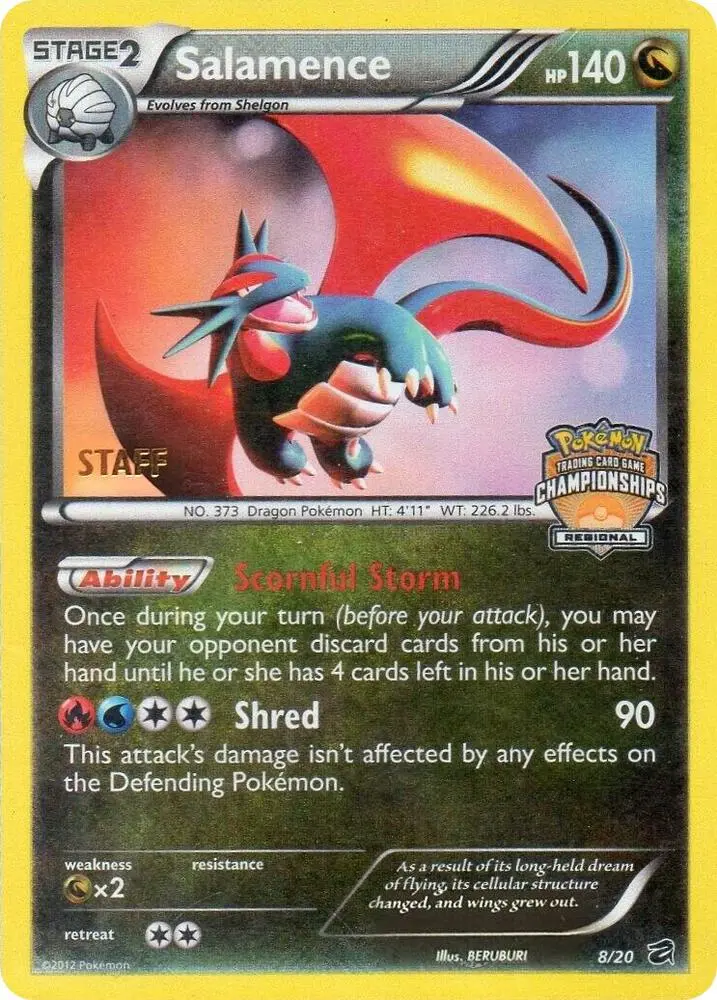 Salamence, League & Championship Cards 008/020