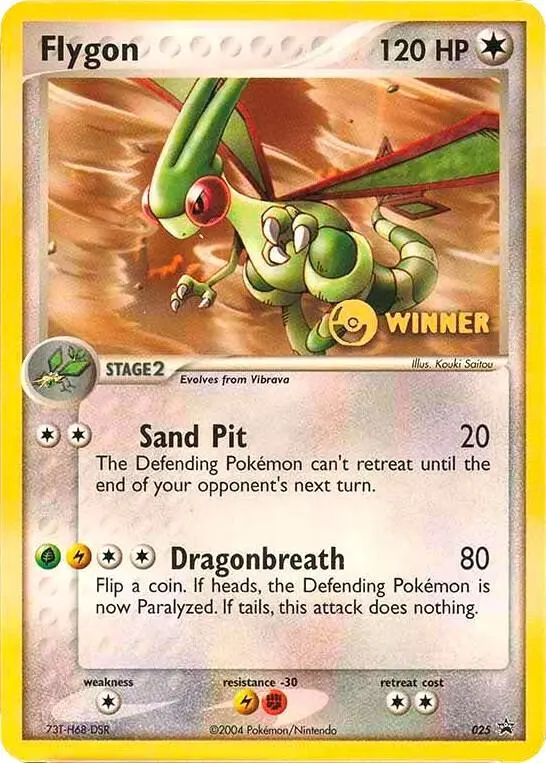 Flygon - 025 (e-League) [Winner], Nintendo Black Star Promos 025