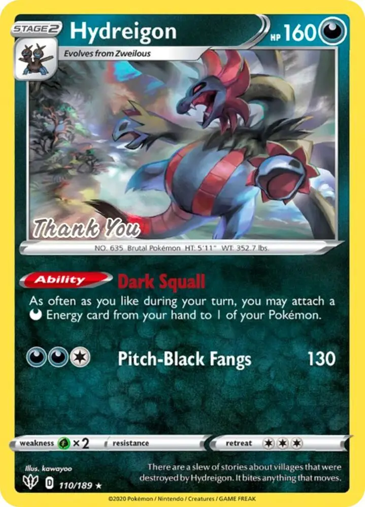 Hydreigon, Miscellaneous Cards & Products 110/189