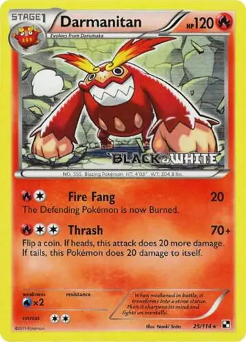Darmanitan, BW Black Star Promos 25/114