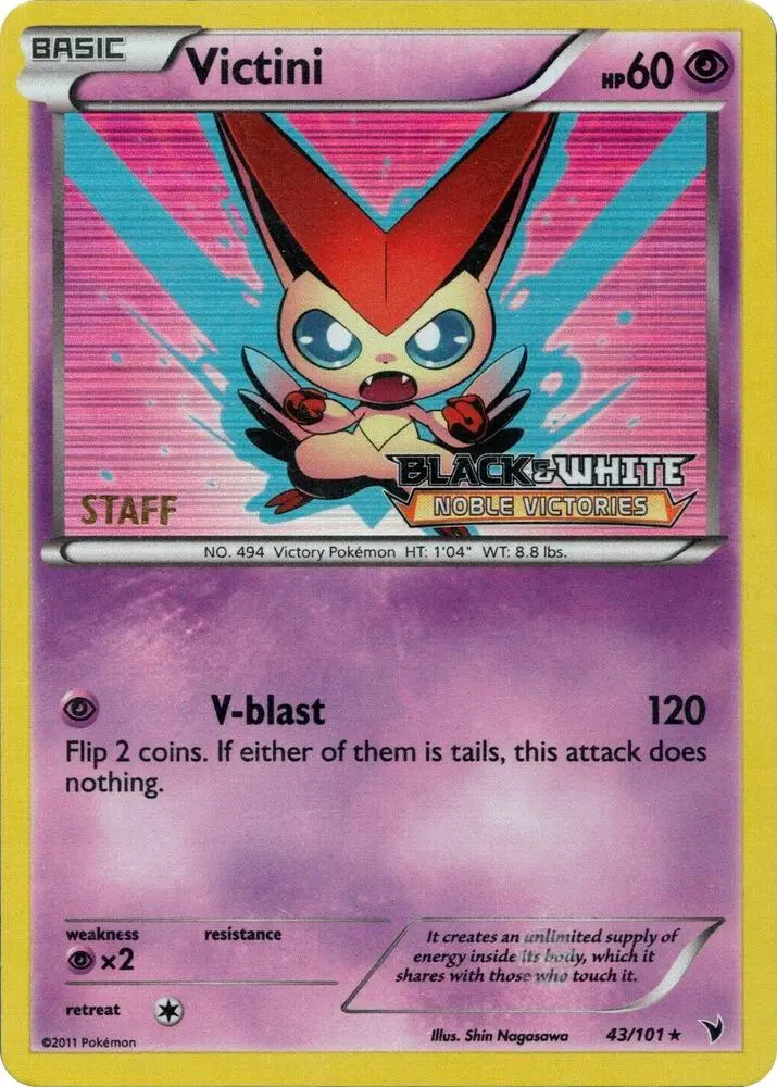 Victini, BW Black Star Promos 43/101