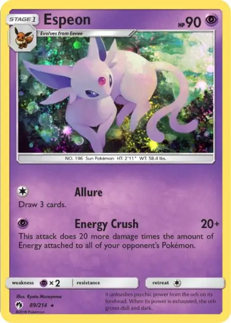 Espeon, Blister Exclusives 089/214