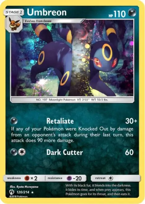 Umbreon, Blister Exclusives 120/214
