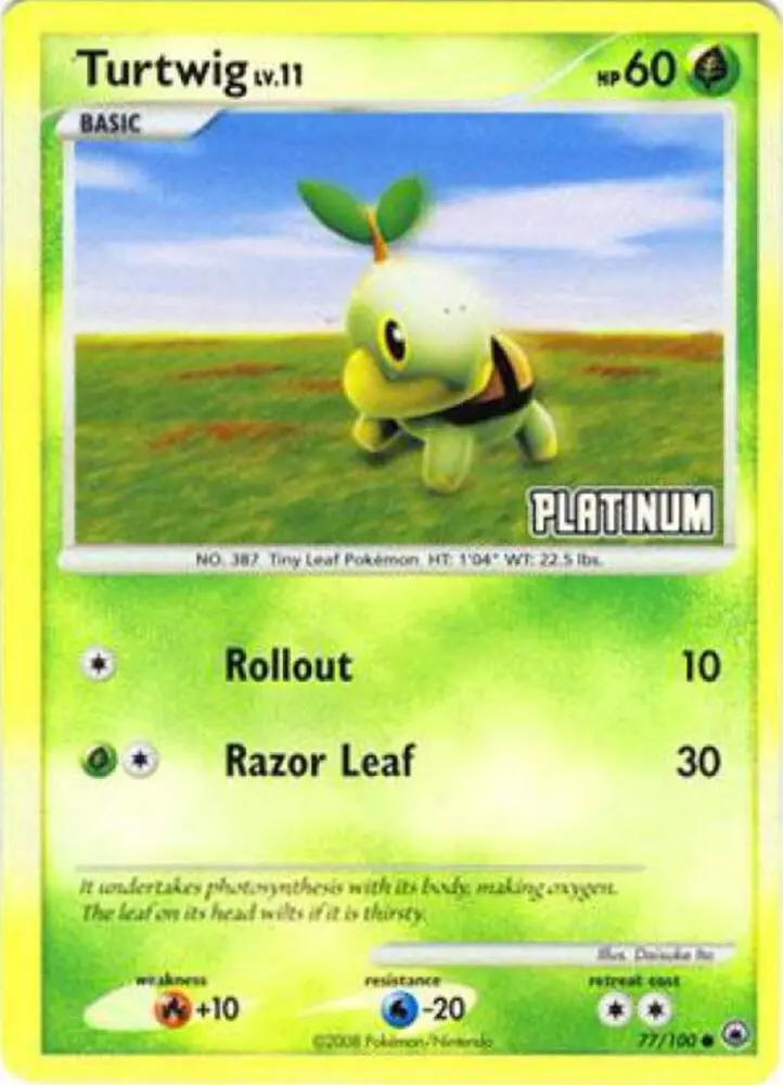 Turtwig, Burger King Promos 103/130