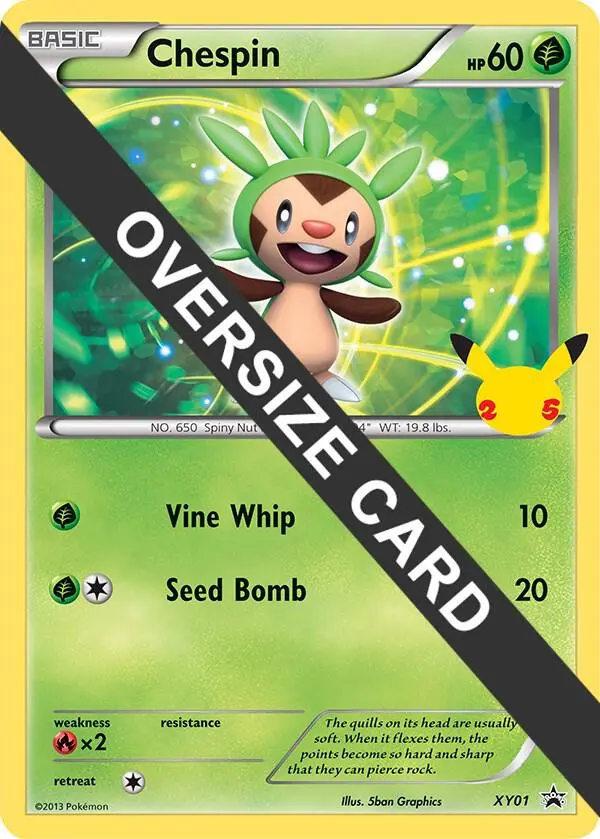 Chespin, First Partner Pack XY01
