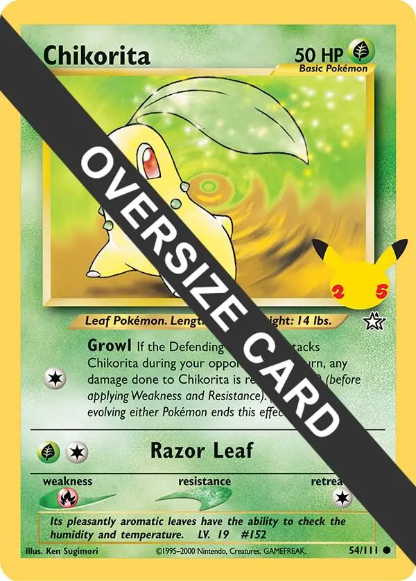 Chikorita, First Partner Pack 054/111