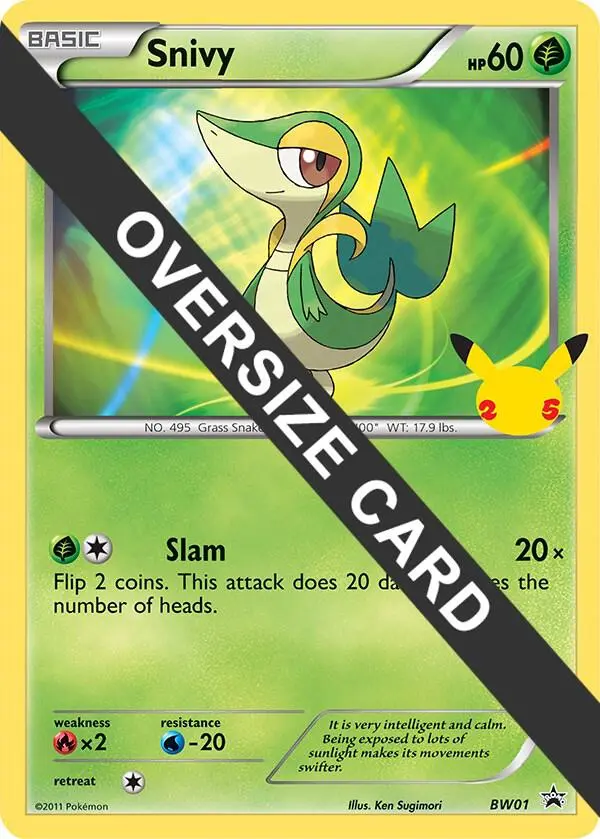 Snivy, First Partner Pack BW01