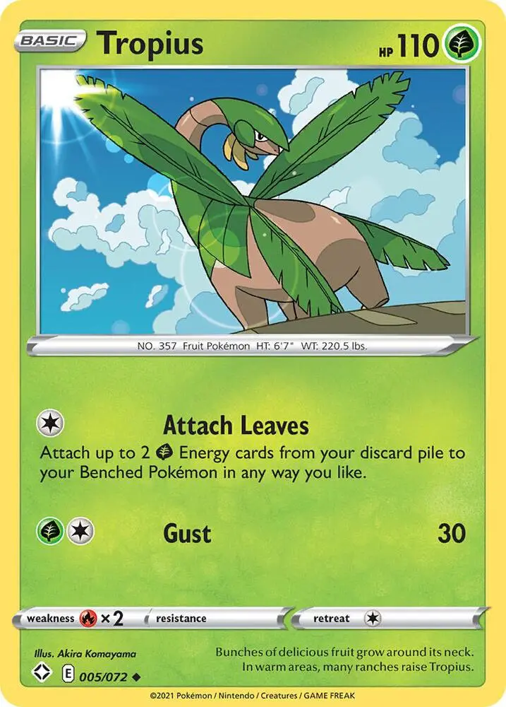 Tropius, Shining Fates 5/72