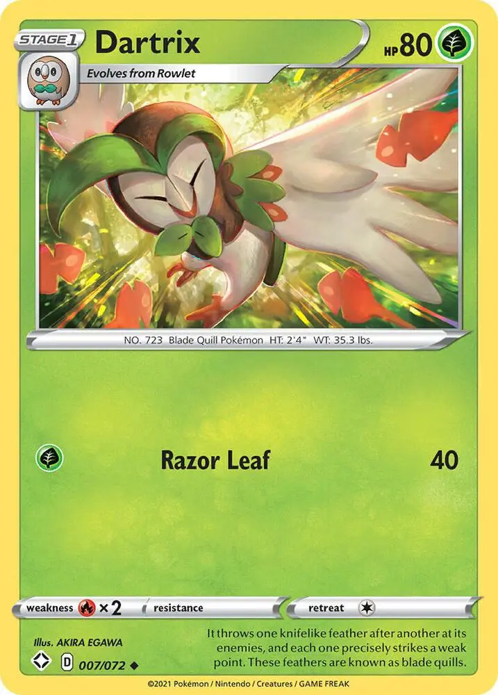 Dartrix, Shining Fates 7/72