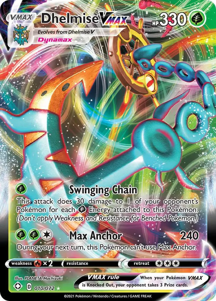 Dhelmise VMAX, Shining Fates 10/72