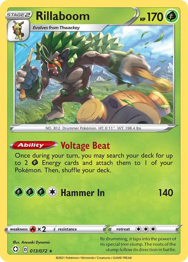 Rillaboom, Shining Fates 13/72