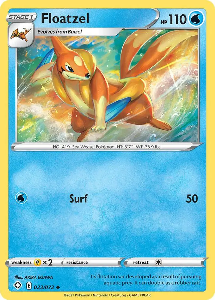 Floatzel, Shining Fates 23/72