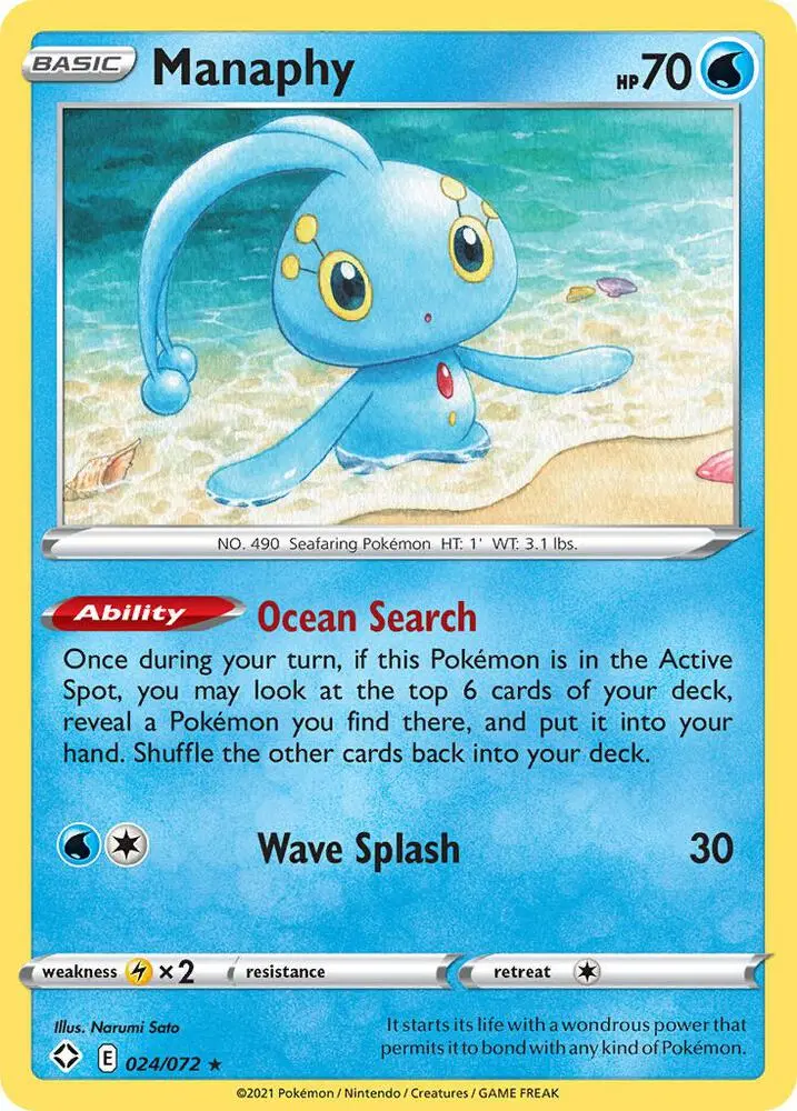 Manaphy, Shining Fates 24/72