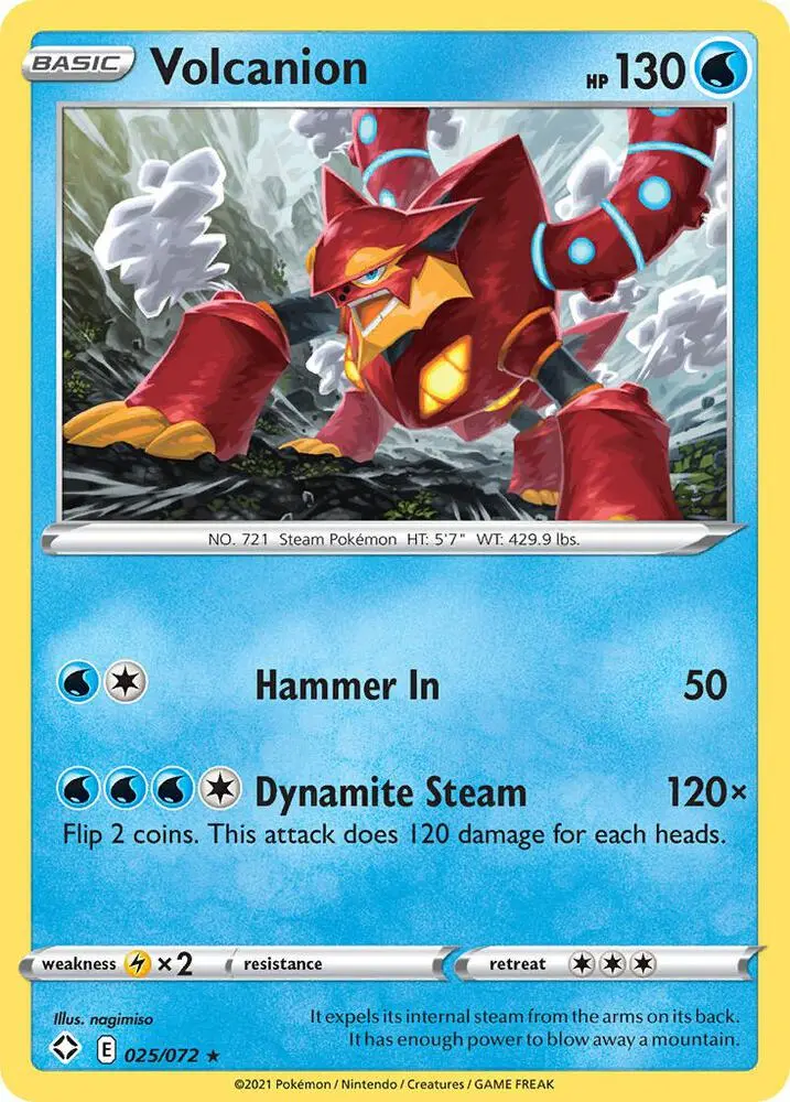 Volcanion, Shining Fates 25/72