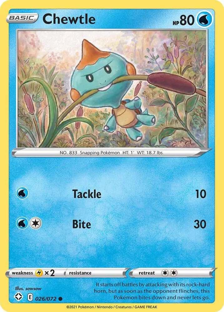 Chewtle, Shining Fates 26/72
