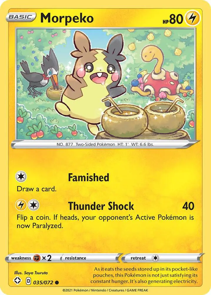 Morpeko, Shining Fates 35/72