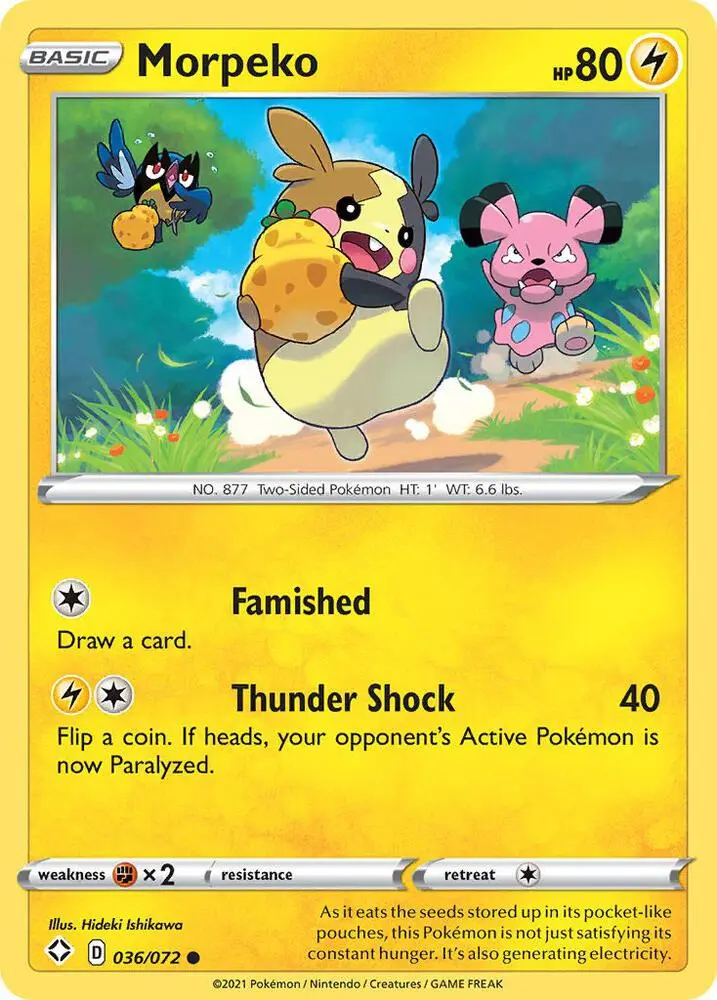 Morpeko, Shining Fates 36/72
