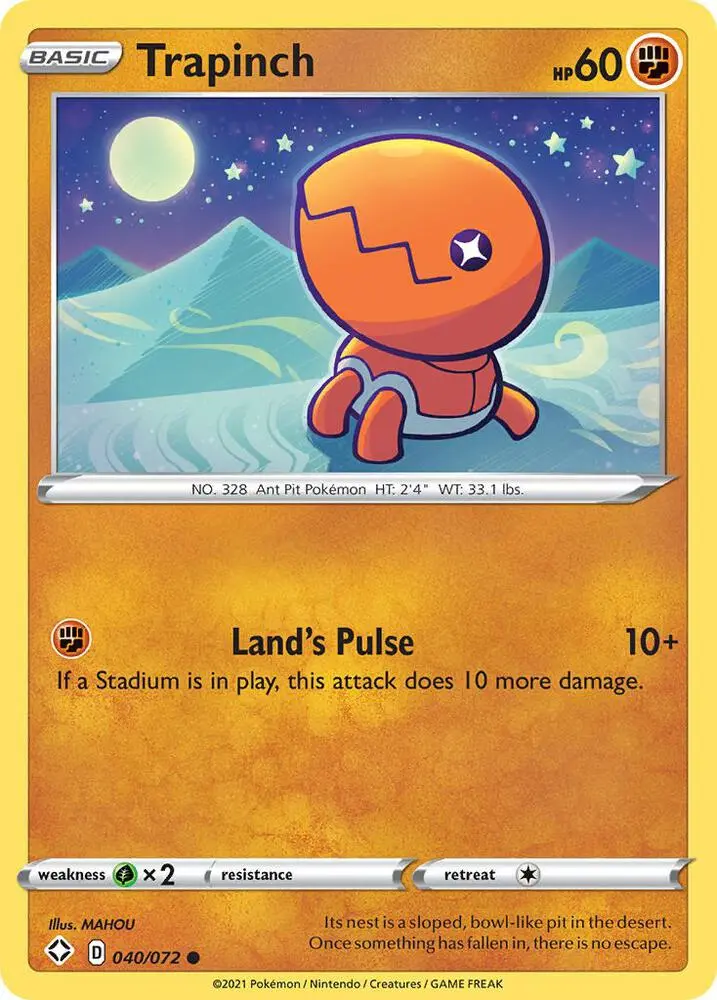 Trapinch, Shining Fates 40/72