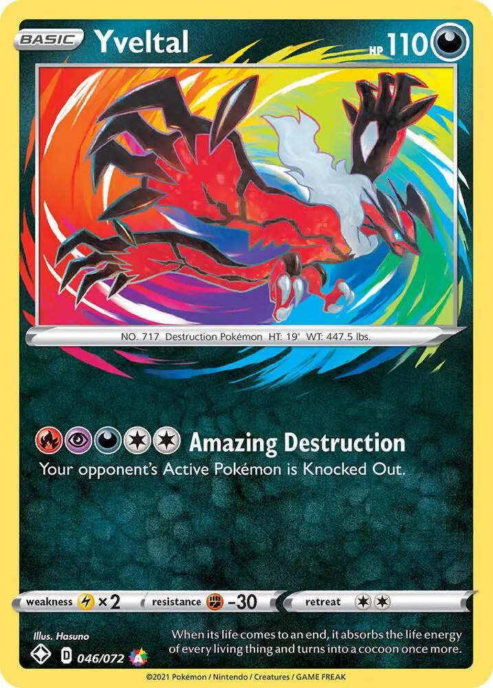 Yveltal, Shining Fates 46/72