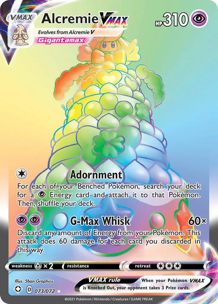 Alcremie VMAX, Shining Fates 73/72