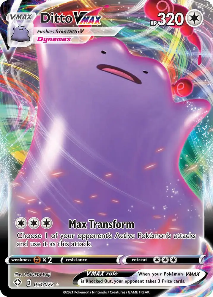 Ditto VMAX, Shining Fates 51/72