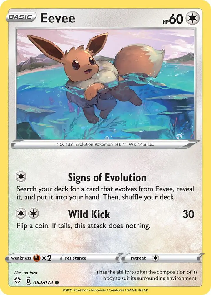 Eevee, Shining Fates 52/72