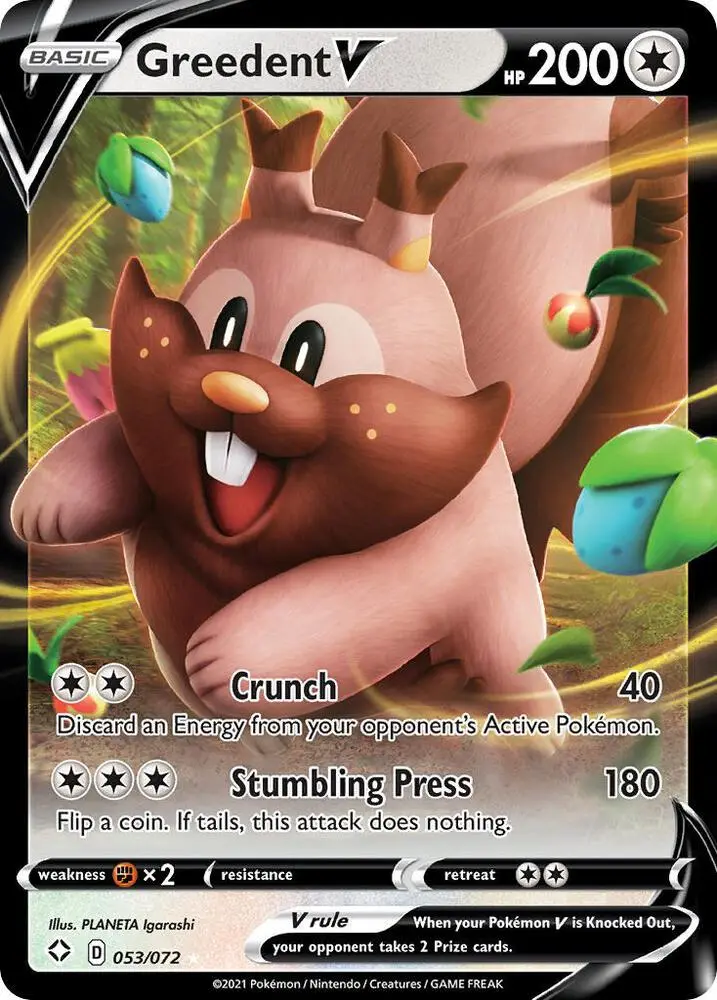 Greedent V, Shining Fates 53/72