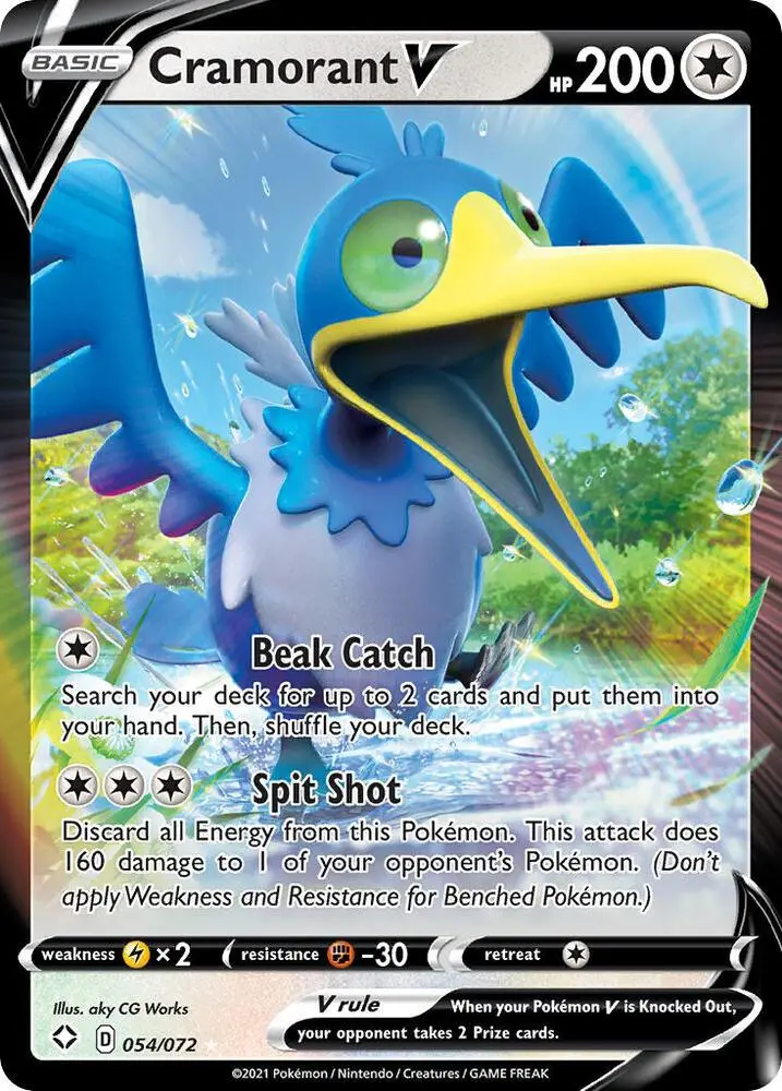 Cramorant V, Shining Fates 54/72