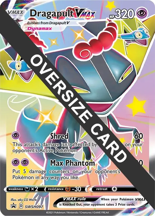 Dragapult VMAX, Jumbo cards SWSH097