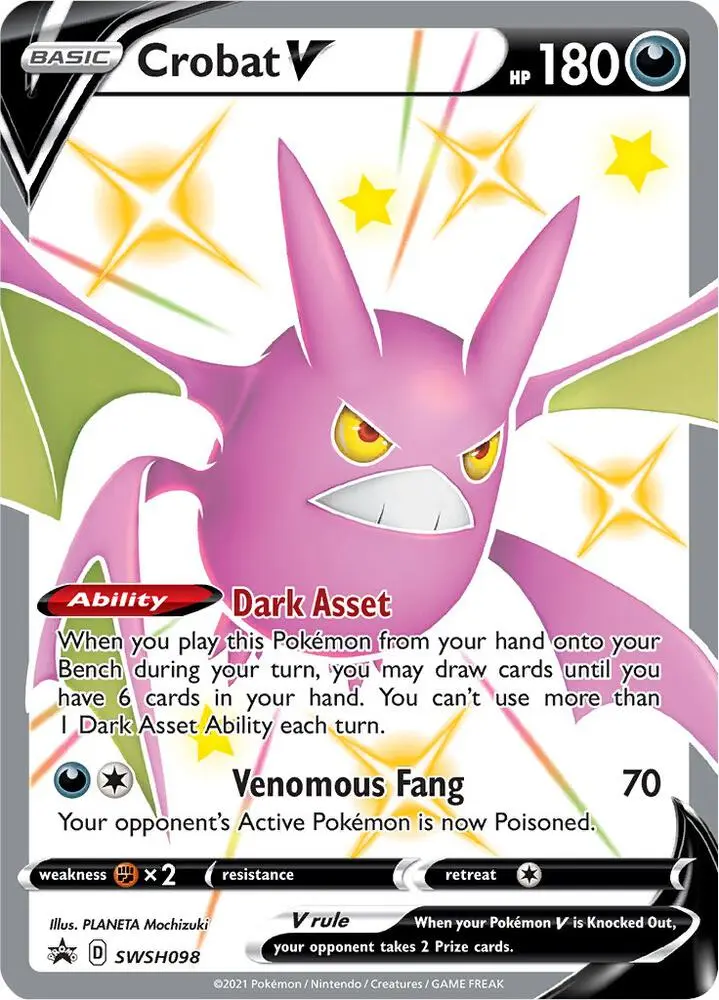 Crobat V, SWSH Black Star Promos SWSH098/307