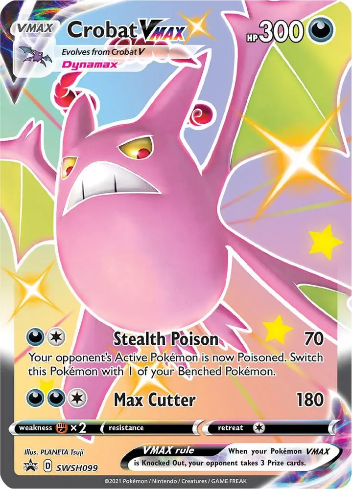 Crobat VMAX, SWSH Black Star Promos SWSH099/307
