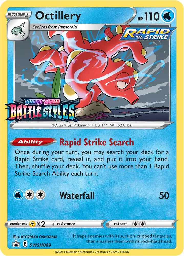 Octillery, SWSH Black Star Promos SWSH089/307