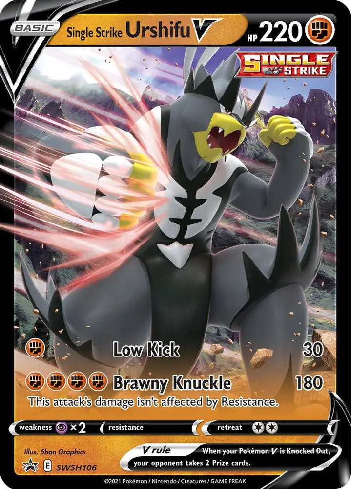 Single Strike Urshifu V, SWSH Black Star Promos SWSH106/307
