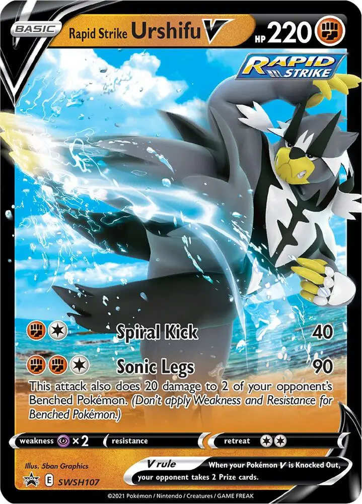 Rapid Strike Urshifu V, SWSH Black Star Promos SWSH107/307