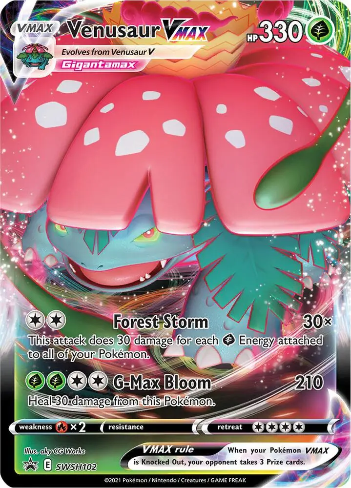 Venusaur VMAX, SWSH Black Star Promos SWSH102/307