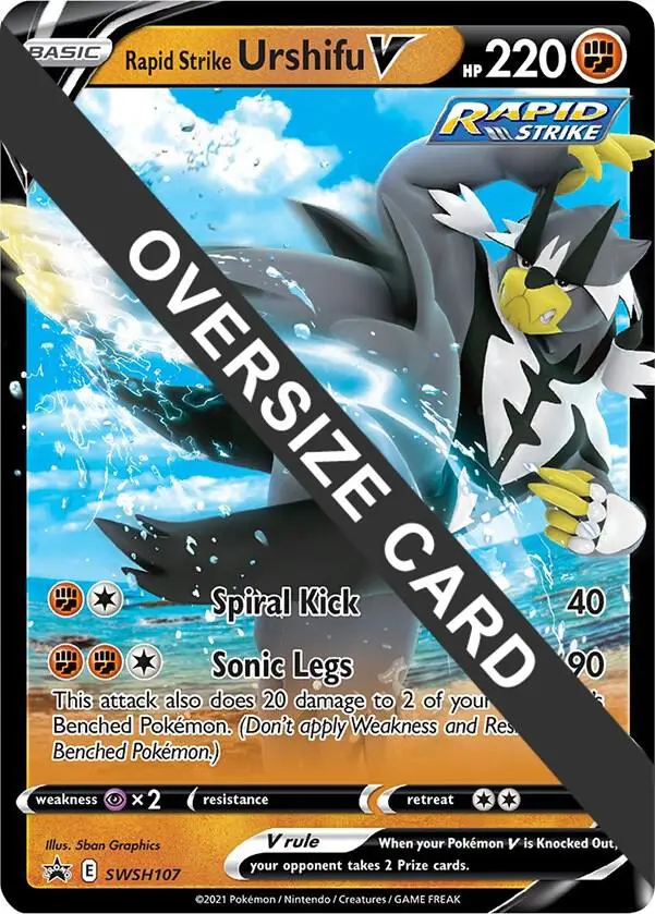 Rapid Strike Urshifu V, Jumbo cards SWSH107