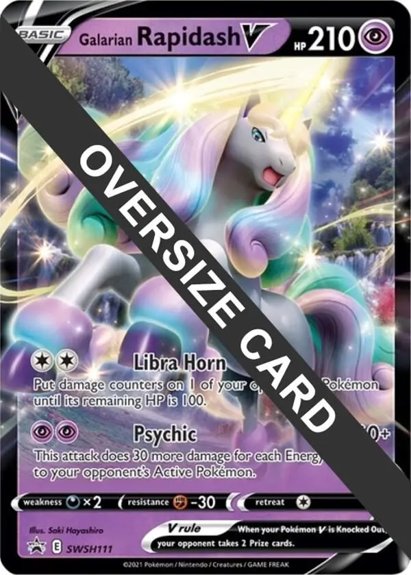 Galarian Rapidash V, Jumbo cards SWSH111
