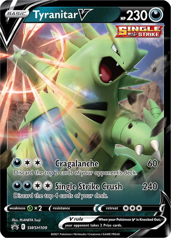 Tyranitar V, SWSH Black Star Promos SWSH109/307