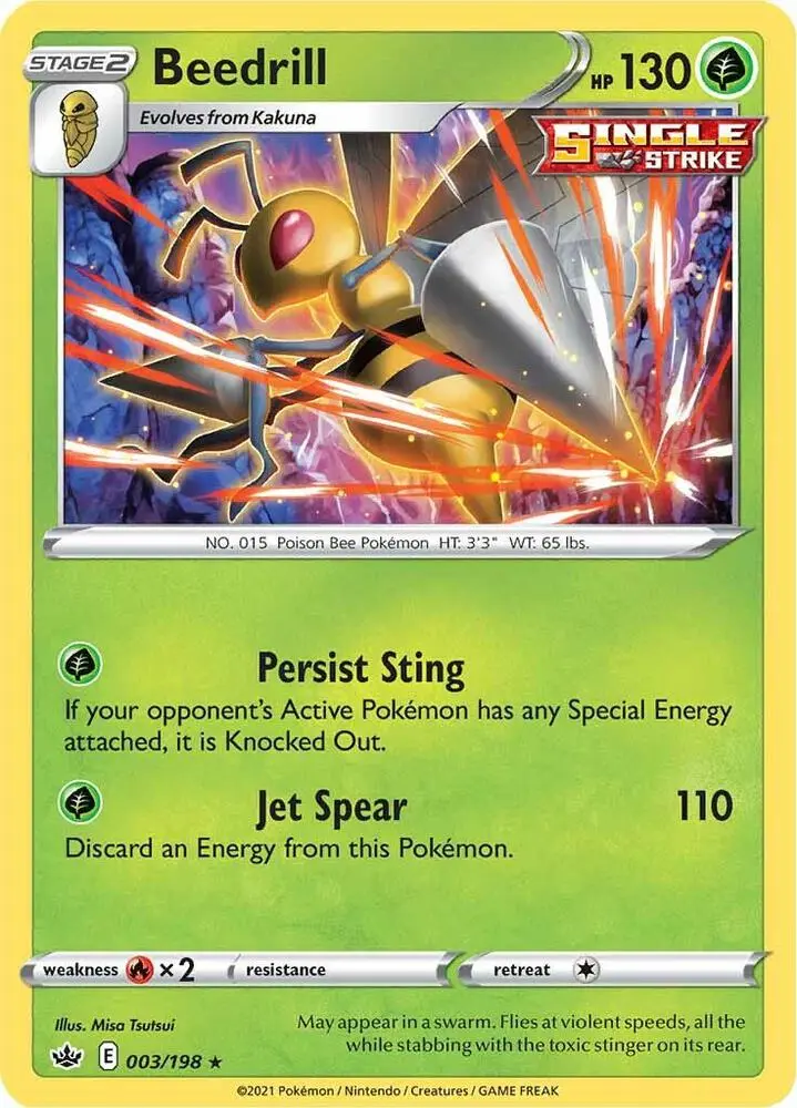 Beedrill, Chilling Reign 3/198