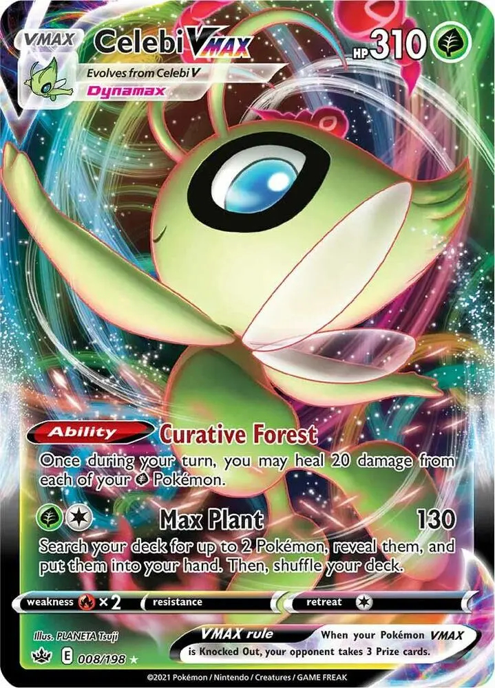Celebi VMAX, Chilling Reign 8/198