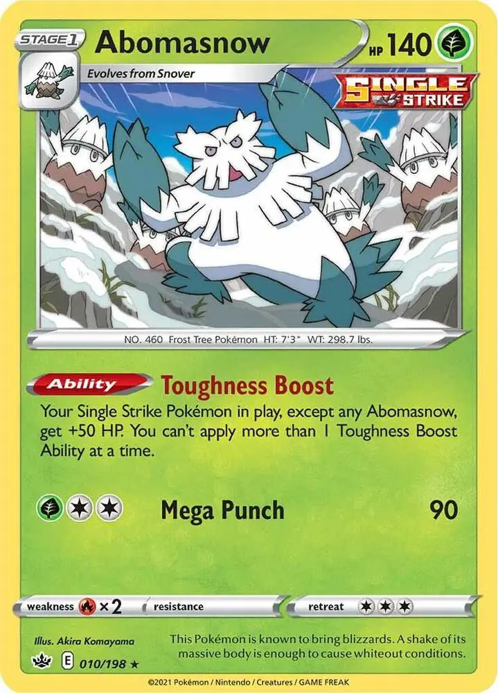 Abomasnow, Chilling Reign 10/198